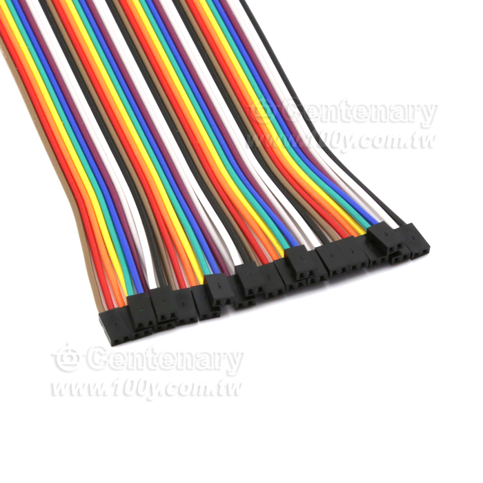 2.0雙頭2P轉2.54杜邦單頭1P 20CM長 材質：純銅 - 122307 產品圖片