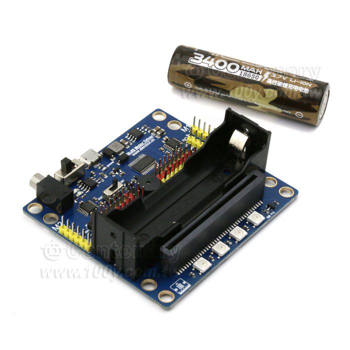 micro:bit多路電機驅動器 擴展板 舵機驅動板兼容樂高 - 128608 產品圖片