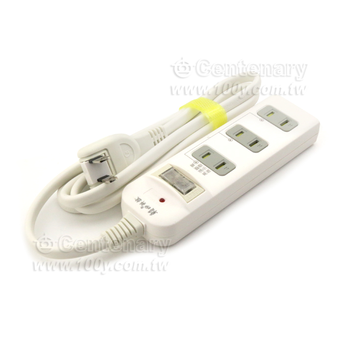 2P High Temperature Power off 1 Open 3+1 Plug Extension Cable - 128846 Product Image