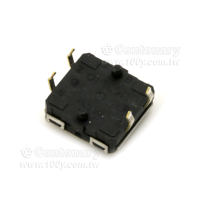 觸動開關 黃色 SPST-NO  0.05A/24V - 128410 產品圖片