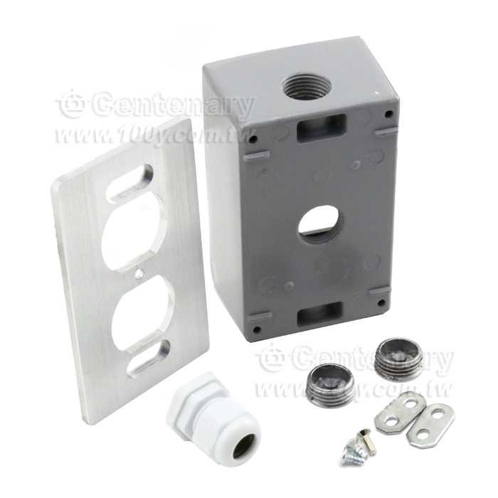 AC Box Internet/Telephone Panel Bottom Box - 128583 Product Image