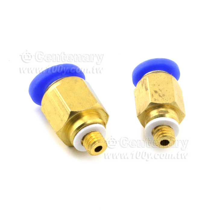 Inch Copper PC Threaded Straight Connector - 128444 Product Image