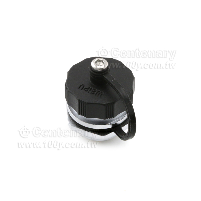 Round Flange Panel Receptacle - 122591 Product Image