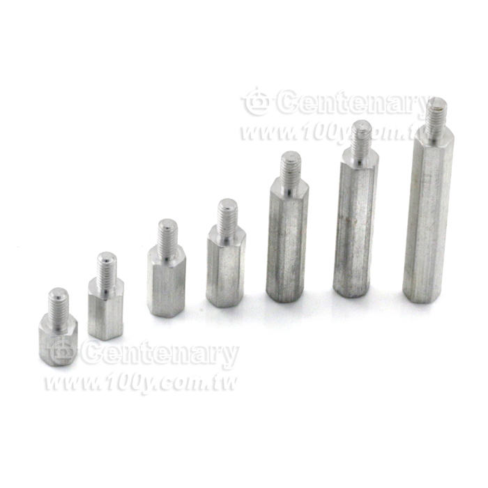 Hexagon inner and outer teeth aluminum column - 123836 Product Image