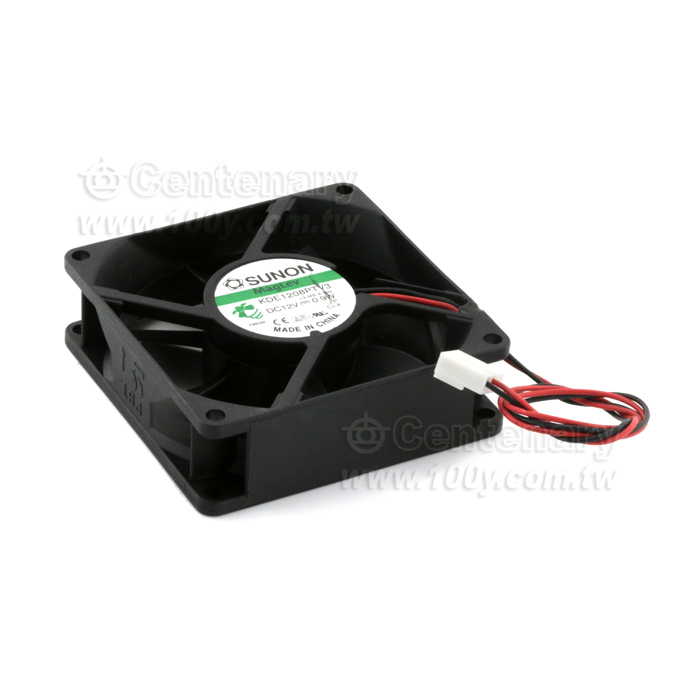 SUNON DC12V 0.08A 80*80*25mm 2線3P接頭 - 126822 產品圖片