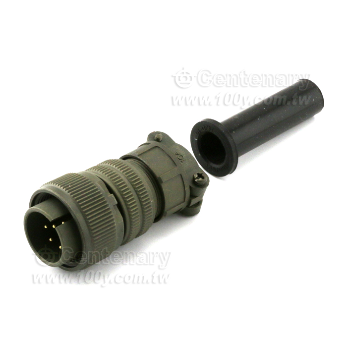 Straight Plug+Cable Strain Relief Clamp - 120589 Product Image