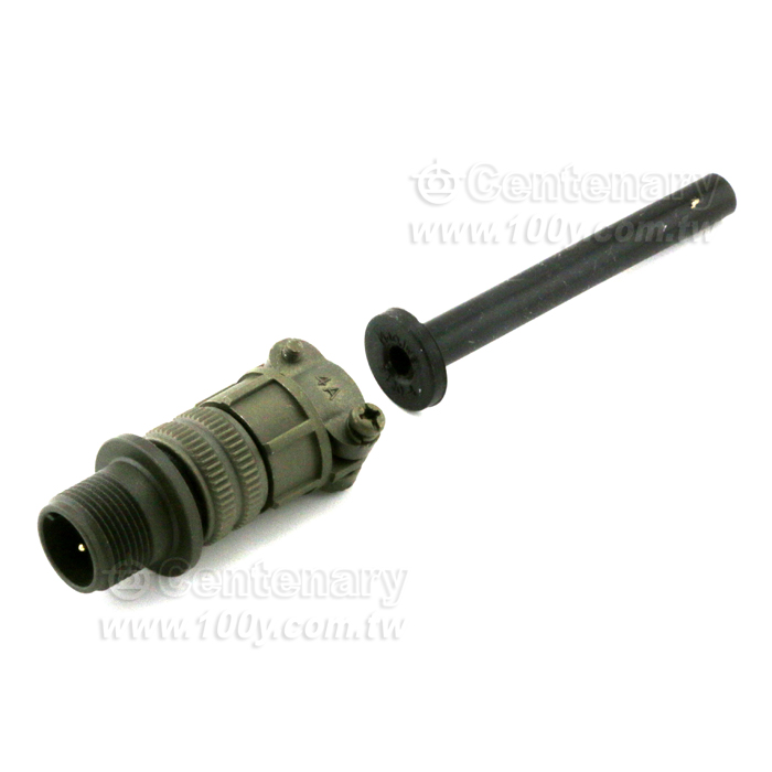 Straight Plug+Cable Strain Relief Clamp - 120539 Product Image