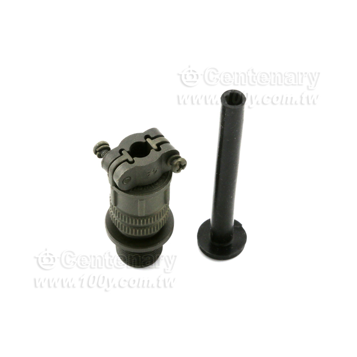 Straight Plug+Cable Strain Relief Clamp - 120537 Product Image