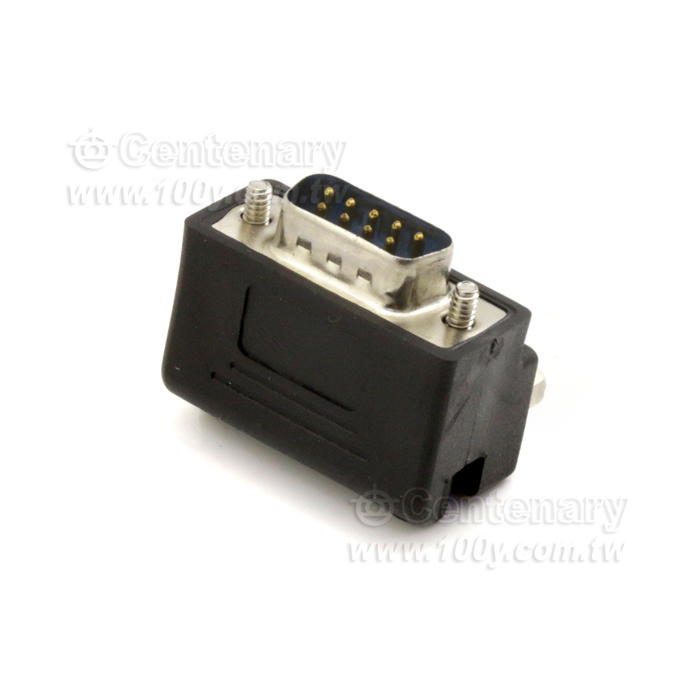 9P 公對母 90度轉接頭 - 127974 產品圖片