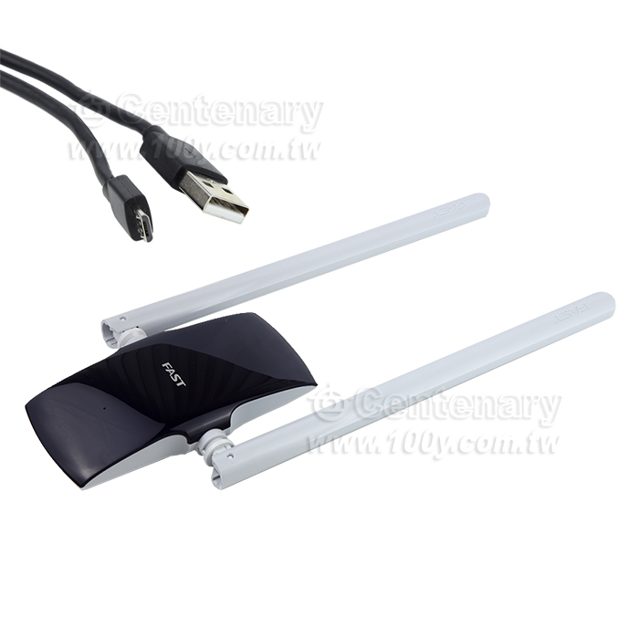 免驅動USB 無線網卡 WIFI接收器 300M - 129402 產品圖片