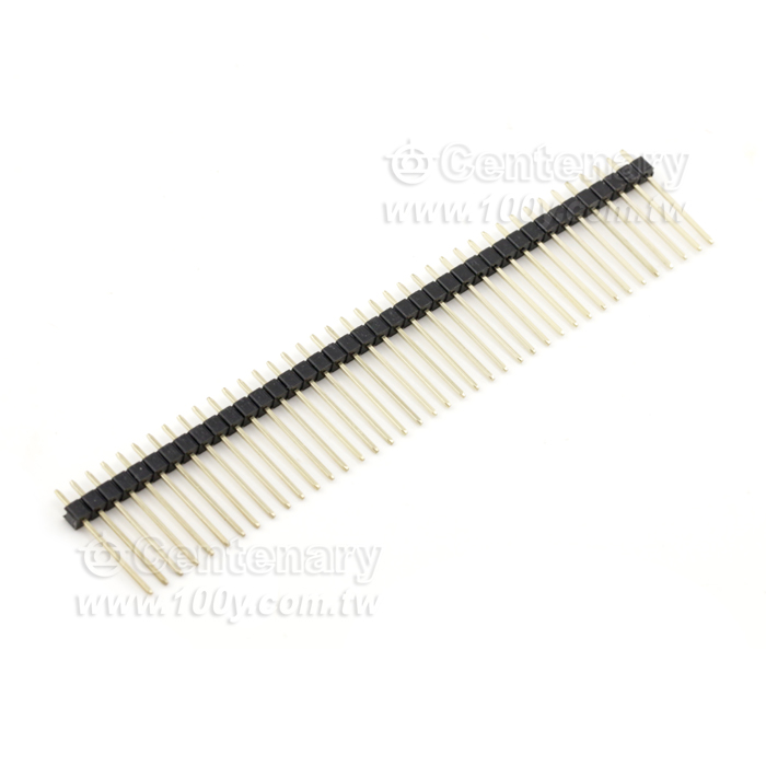 1*40P排針 180° P:2.54  30mm等長【ROHS】 - 105117 產品圖片