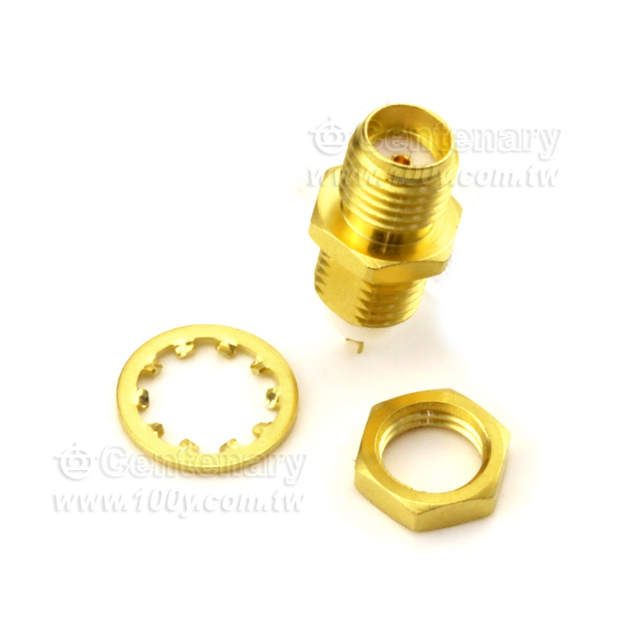 SMA Female Bukhaed 鍍金 18Ghz VSWR1.2 - 105157 產品圖片