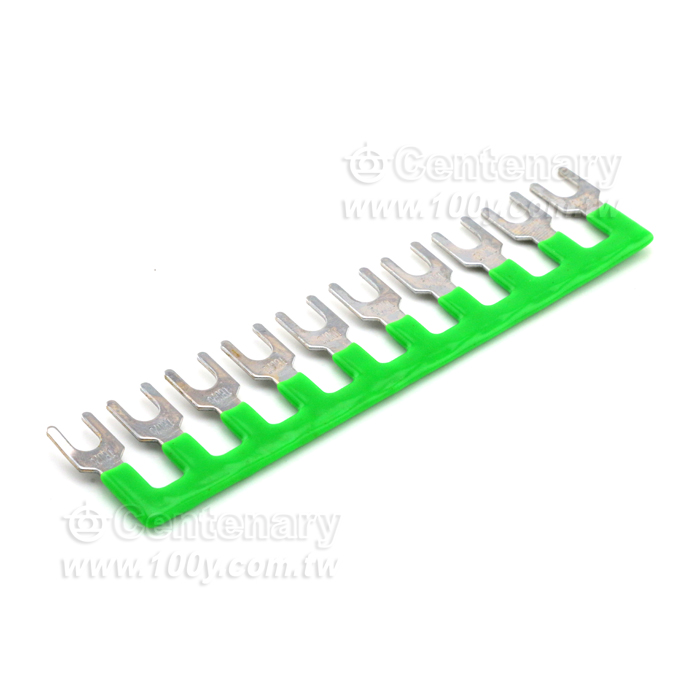 TD短路片 20A 綠色 10P 4.4mm - 130048 產品圖片