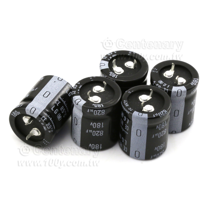 NIPPON_820uF/180V電解電容(RoHS)-(SNAP-IN TYPE) - 130373 Product Image