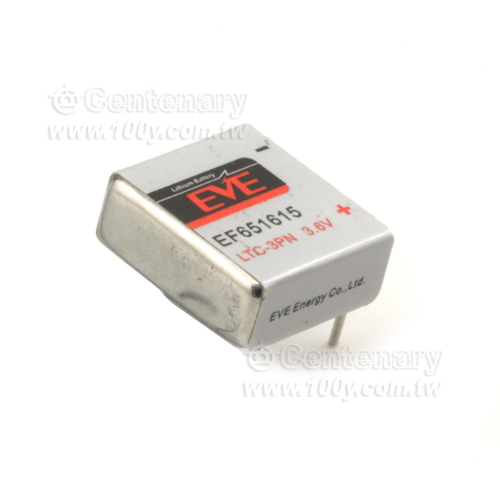 EVE-鋰電池 LTC-3PN 3.6V/400mAh 彎腳 - 130026 產品圖片