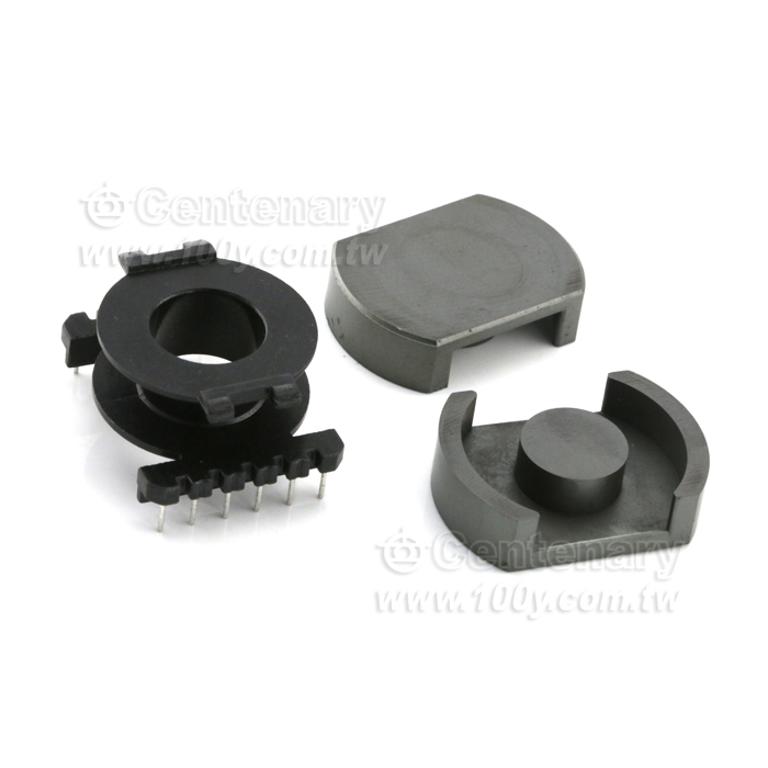POT4020 骨架立式+變壓器磁芯 - 130115 產品圖片