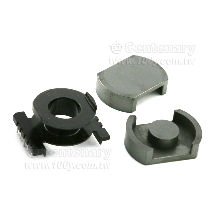 POT4020 骨架立式+變壓器磁芯 - 130114 產品圖片