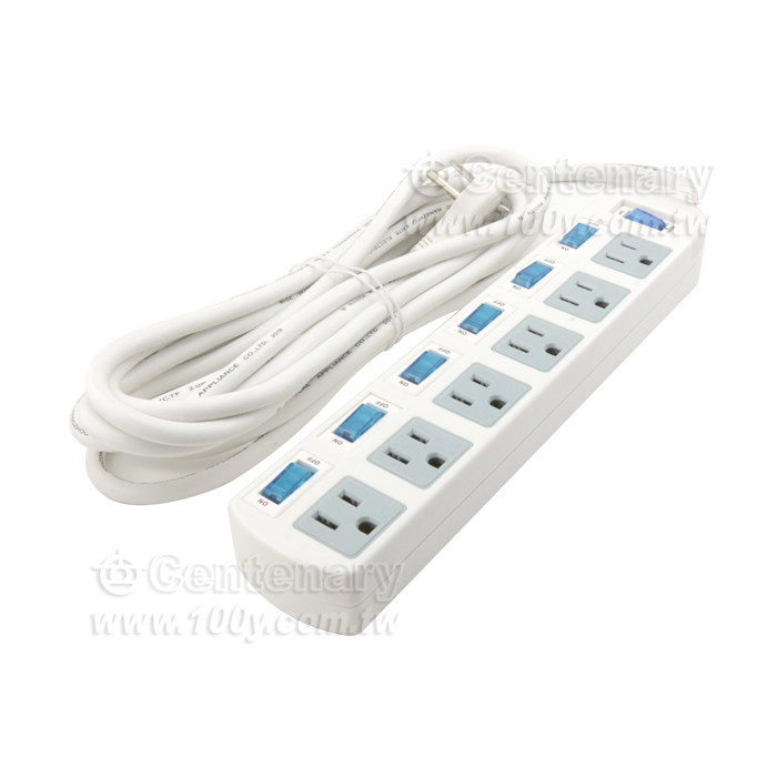 3P*6 AC Power Strip 15Ft. - 130518 Product Image