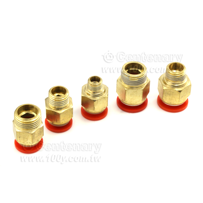 Copper PC thread through joint - 130620 Product Image