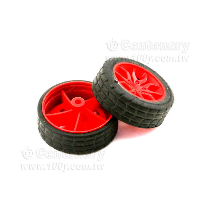 五幅車輪-30mm-紅色 - 130460 產品圖片