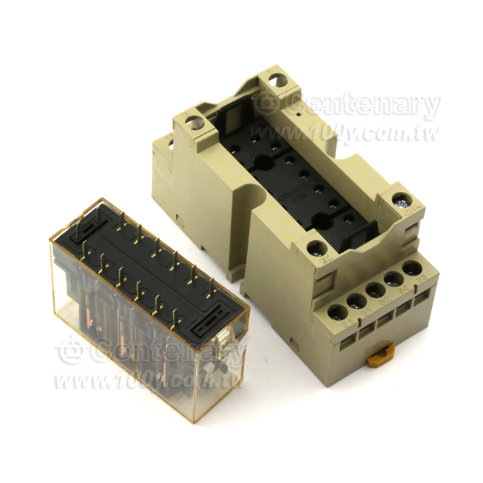 OMRON_安全繼電器 +座子 一套  DC24V - 130730 產品圖片