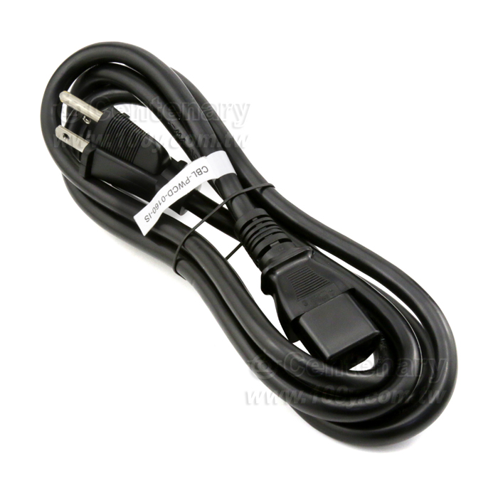 3P 16AWG Computer Power Cord - 130962 Product Image