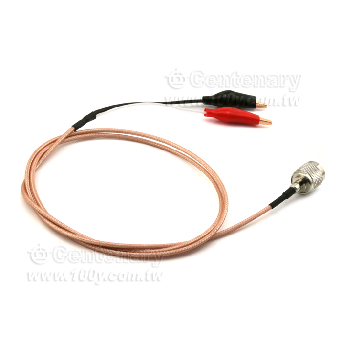 TEST LEAD-TNC(M)  Crocodile clip CABLE  L:0.5M - 131423 Product Image