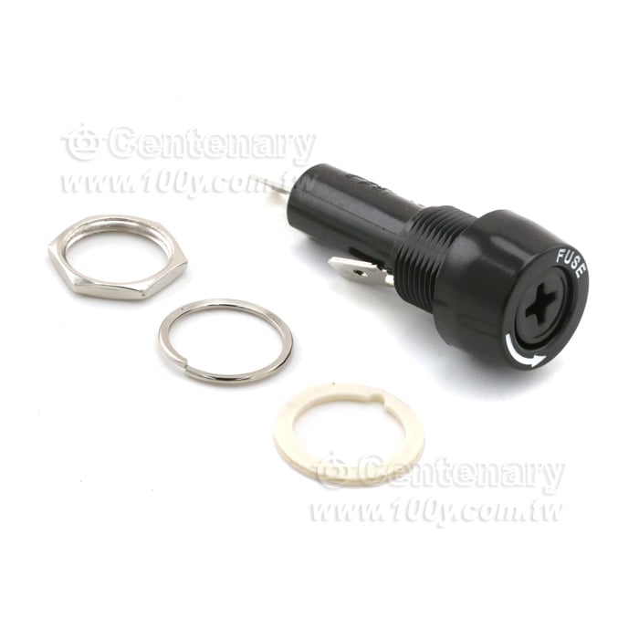 保險絲座(筒)  耐高溫 ∮6*30  15A250V - 131235 產品圖片