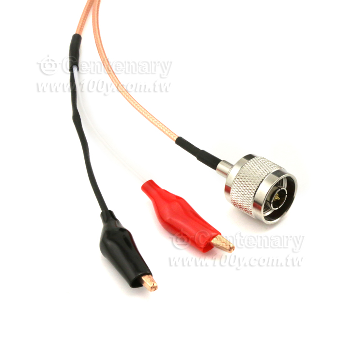 TEST LEAD-N(M)  Crocodile clip CABLE  L:0.5M - 131427 Product Image