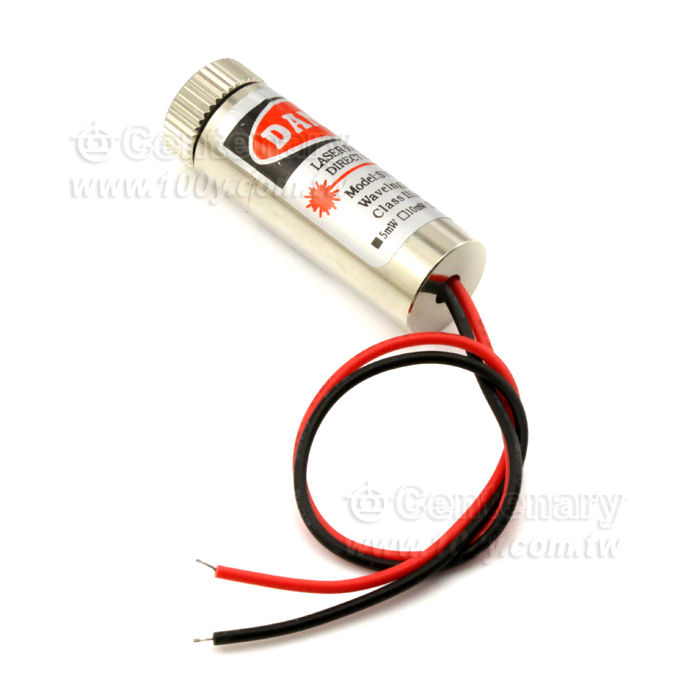 5mW 紅色一字線激光頭 尺寸：Φ12.0x35mm - 131771 產品圖片