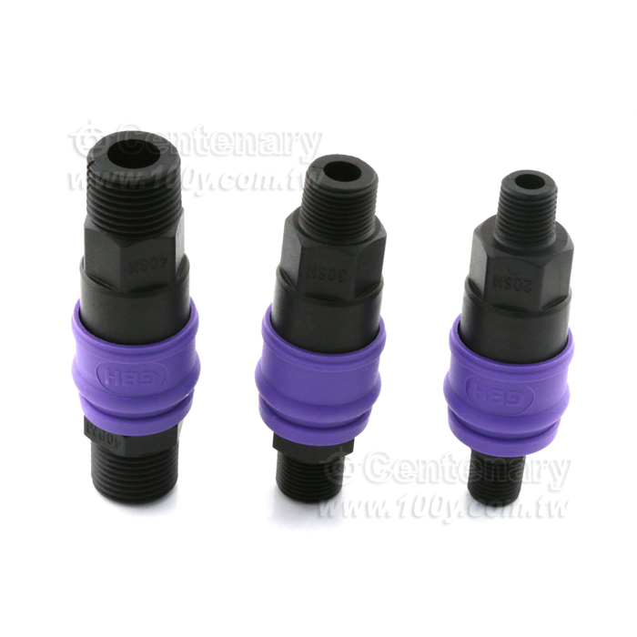 C式塑鋼快速接頭 螺紋外徑:12.5-13mm - 131857 產品圖片