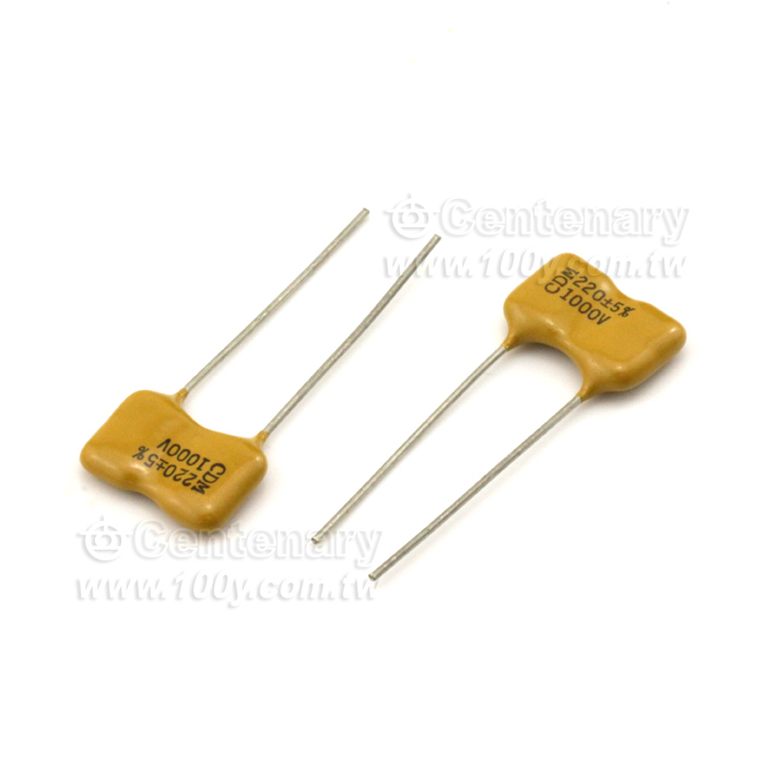雲母電容 220pF/1000V ±5% - 132479 產品圖片
