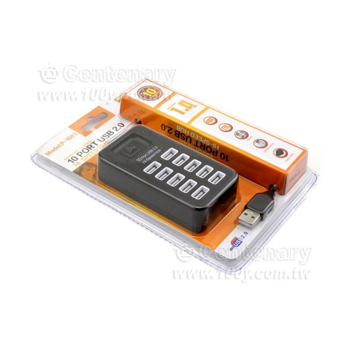 10 Port USB2.0 HUB集線器 - 133117 產品圖片