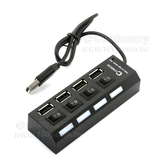 4 Port USB 2.0 HUB 集線器 - 132916 產品圖片