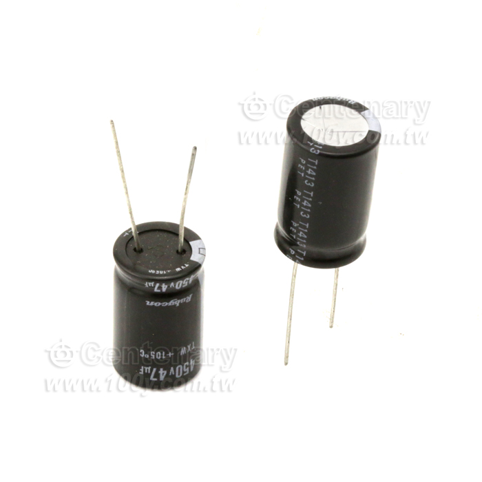 Rubycon_47uF/450V Miniature Aluminum Electrolytic Capacitor - 133392 Product Image