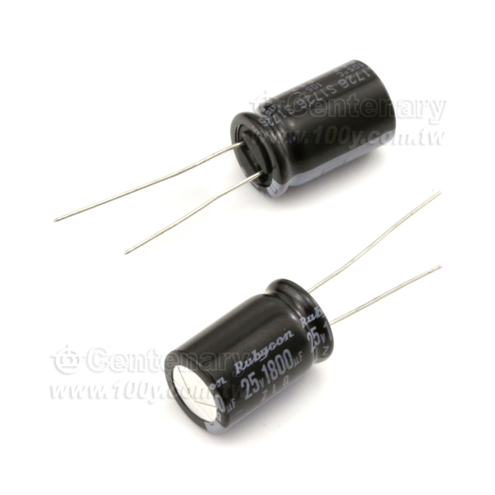 Rubycon_1800uF/25V Miniature Aluminum Electrolytic Capacitor - 133398 Product Image