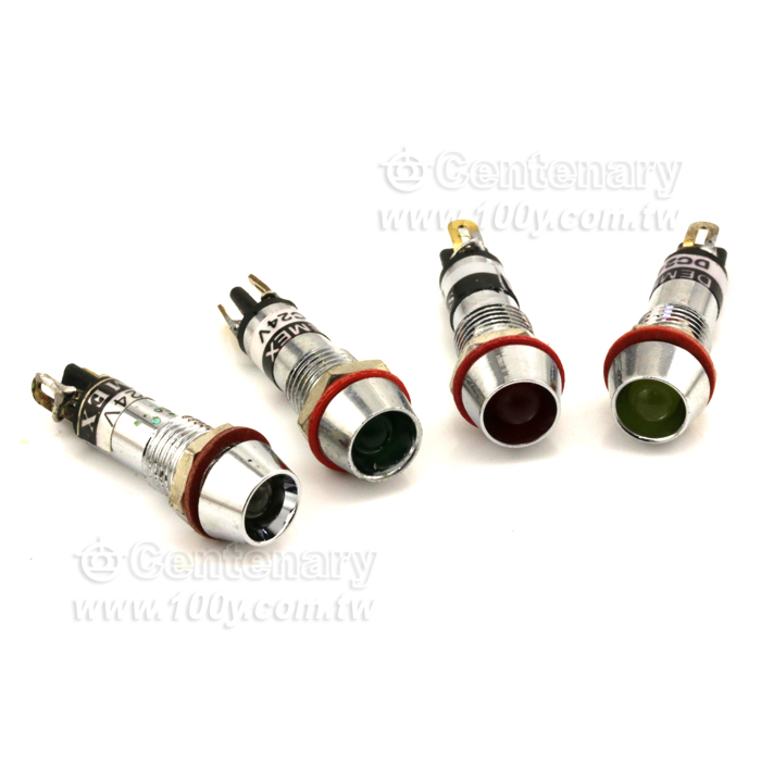 M8 LED燈附電阻 24V 黃 - 29554 產品圖片