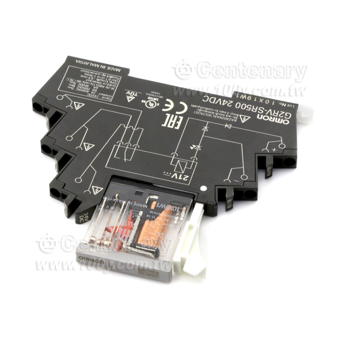 omron薄型I/O繼電器1C 6A深灰 夾線式(配G2RV-1-S-G DC24V) - 133566 Product Image