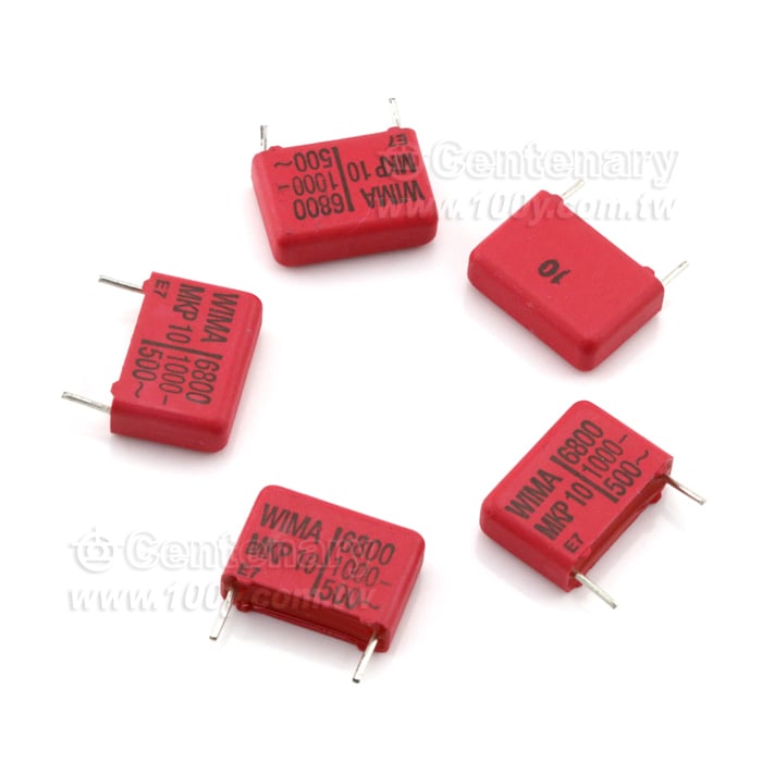 6800pF/1000V ±10% (角距15mm) 無鉛 - 65906 產品圖片