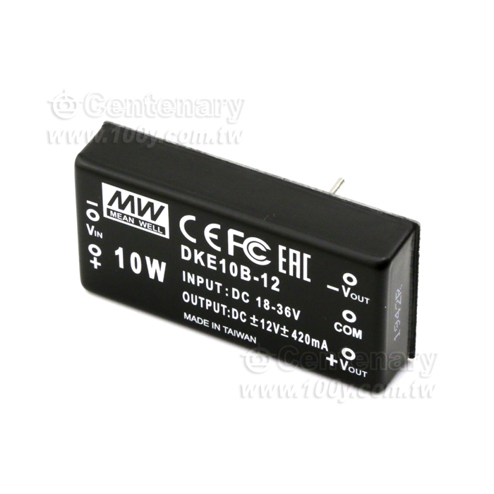 10W 雙組 18~36VDC→±12VDC - 21255 產品圖片