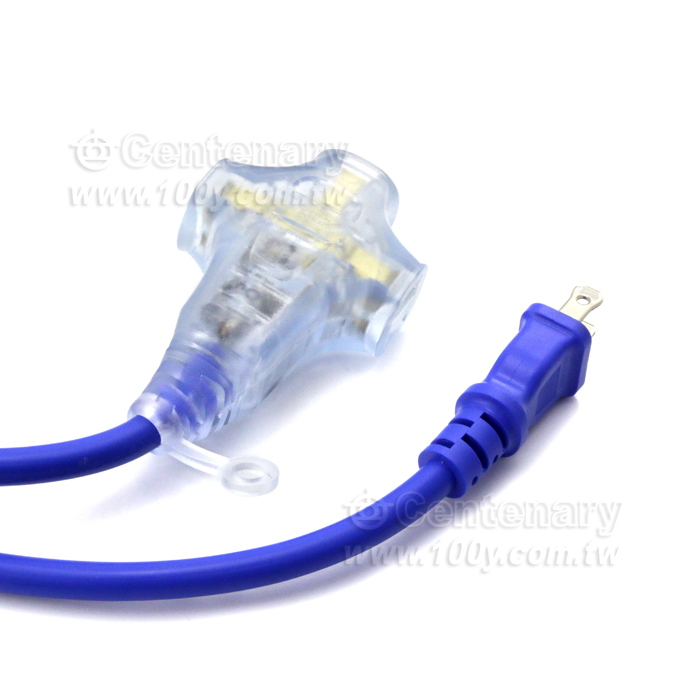 2P 3 Socket With Lamp Power Cord - 134497 Product Image