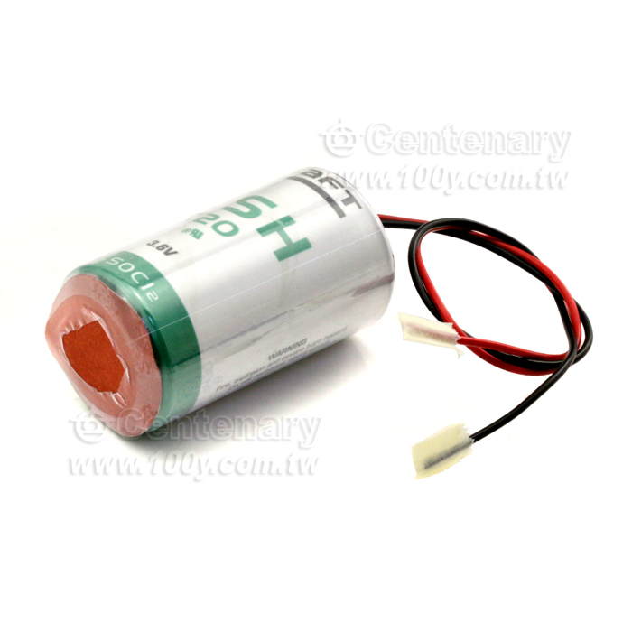 SAFT  (D型 1號)鋰電池+線長25cm - 135045 產品圖片
