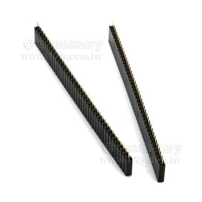 40P可折式單排針母座 P:2.54mm 180°【ROHS】 - 134869 產品圖片