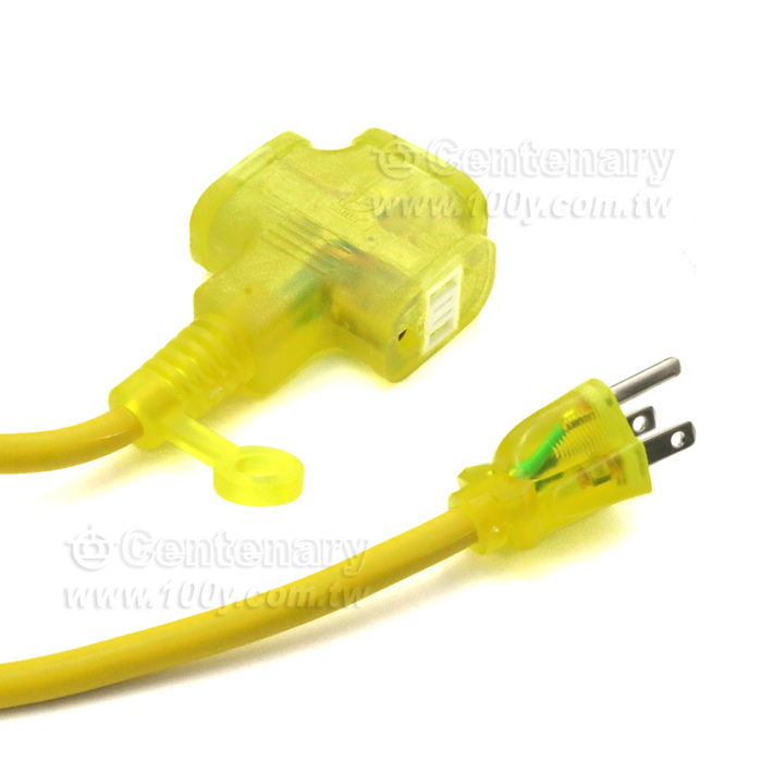 DARLY_3 Core Power Extension Cable (With Light) 60 Feet - 135906 Product Image