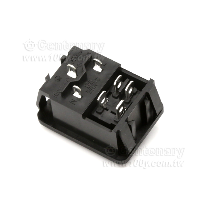 3P AC Power Switch With Fuse & Lamp - 135922 Product Image
