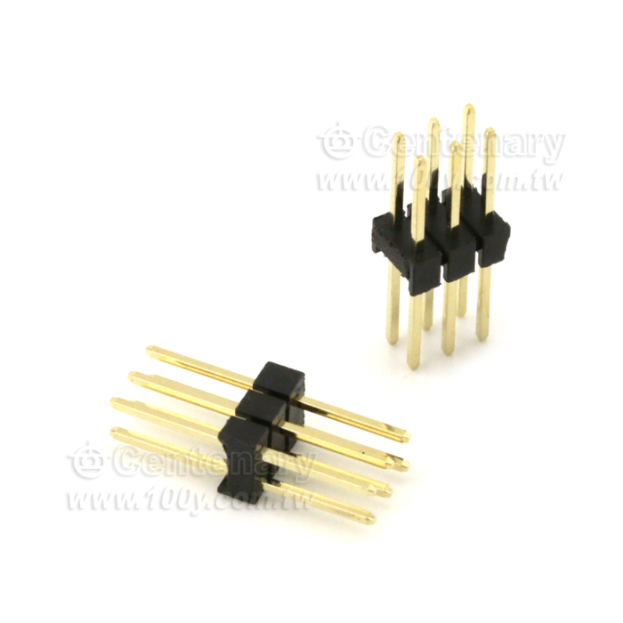 2.54mm Double Row Straight  Pin Header - 110698 Product Image