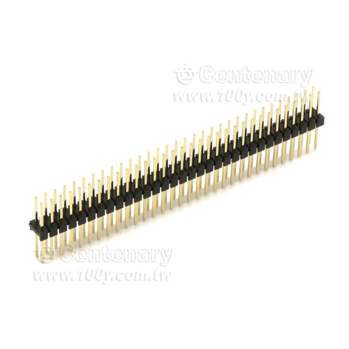 2.54mm Double Row Straight  Pin Header - 110692 Product Image