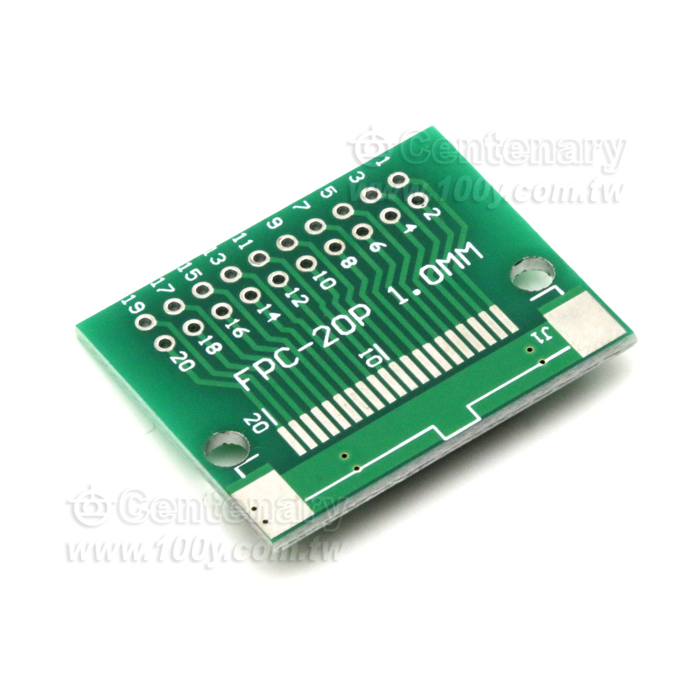 FPC單面轉接板 0.5轉2.54 已焊接好0.5間距座 - 136078 產品圖片