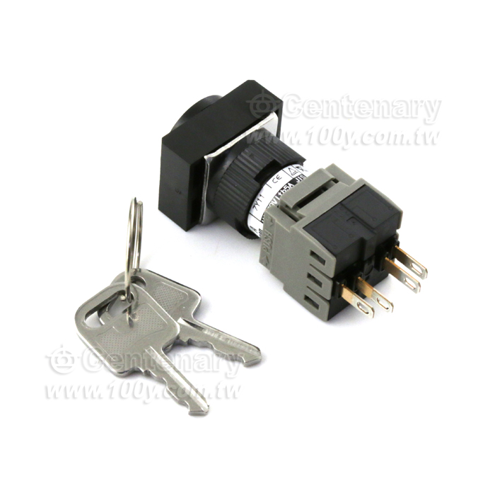Fuji Electric_鑰匙開關 手動復歸 1a1b - 106550 產品圖片