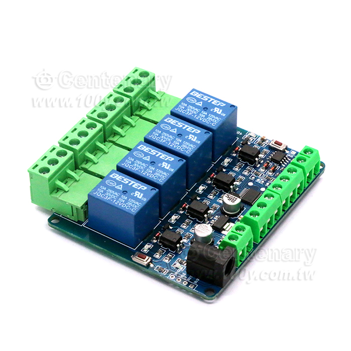 Modbus-Rtu485繼電器模塊4路12V - 136460 產品圖片